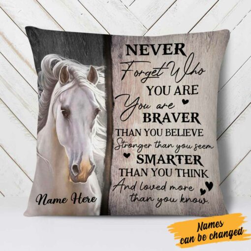 Personalized Horse You Are Pillow