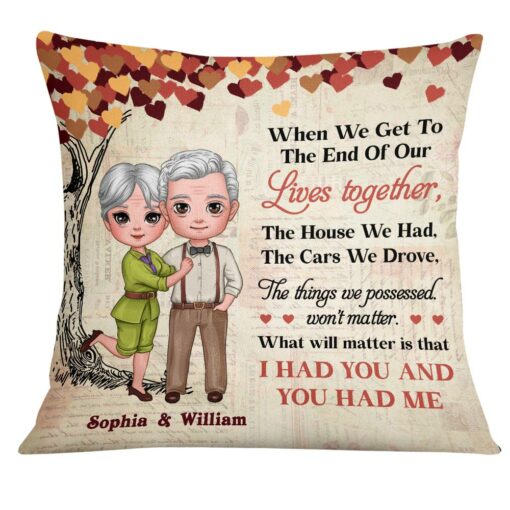 Personalized Husband Wife Couple Pillow