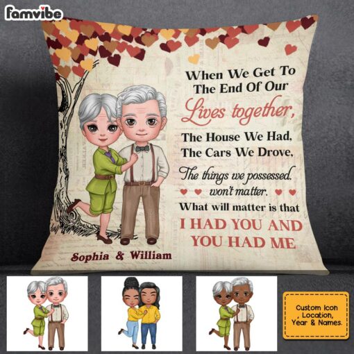 Personalized Husband Wife Couple Pillow