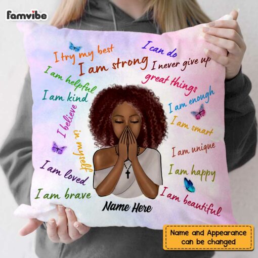 Personalized I Am BWA Pillow