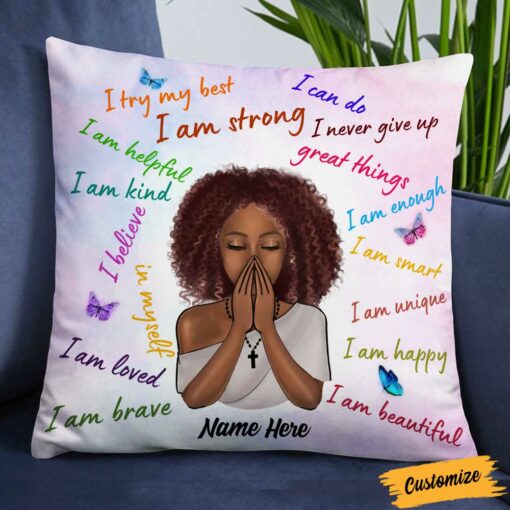 Personalized I Am BWA Pillow