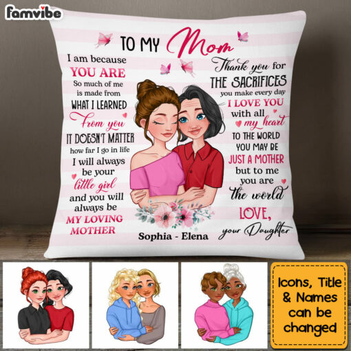 Personalized I Am Because You Are Pillow