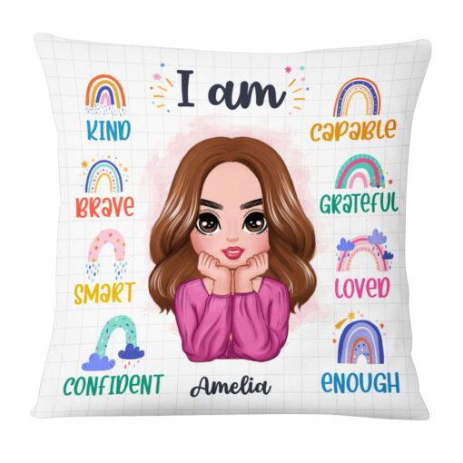 Personalized I Am Kind I Am Brave Pillow