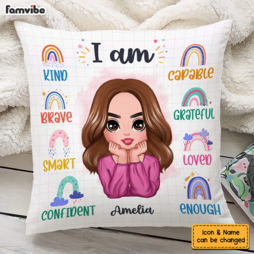 Personalized I Am Kind I Am Brave Pillow