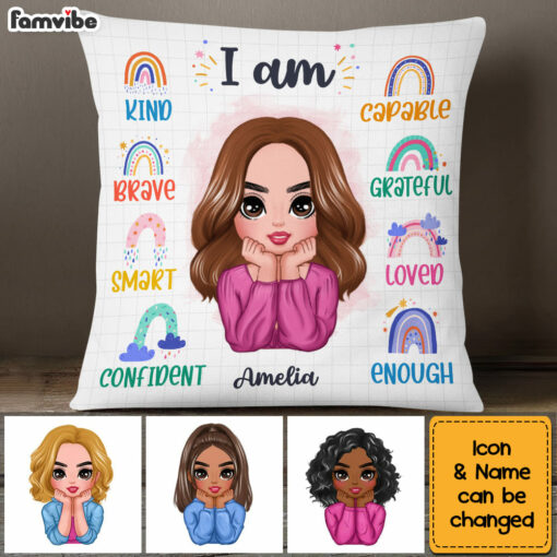 Personalized I Am Kind I Am Brave Pillow