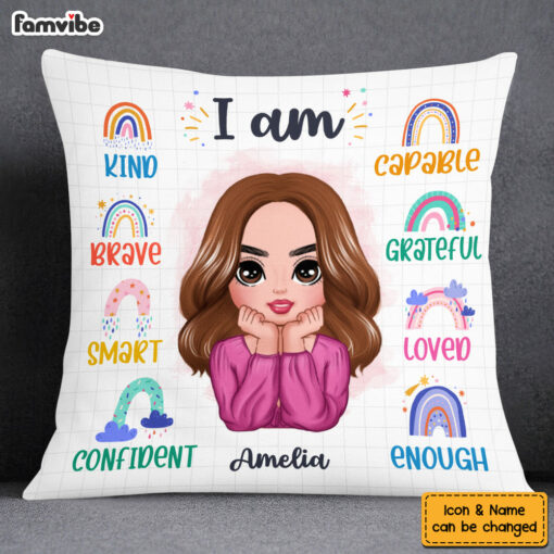 Personalized I Am Kind I Am Brave Pillow