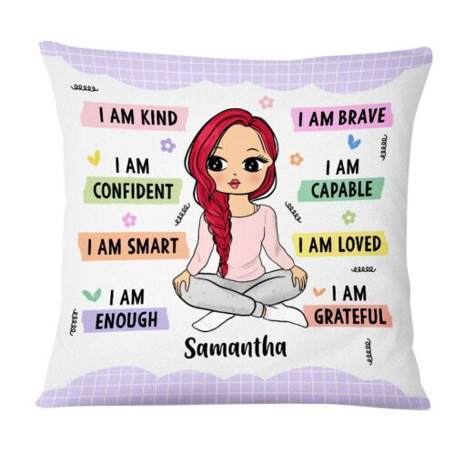 Personalized I Am Kind Inspiration Pillow