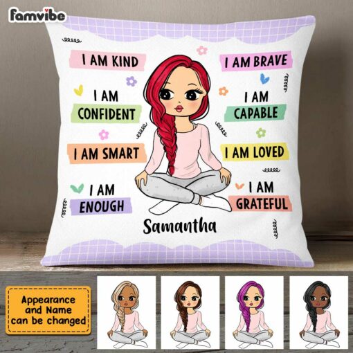 Personalized I Am Kind Inspiration Pillow