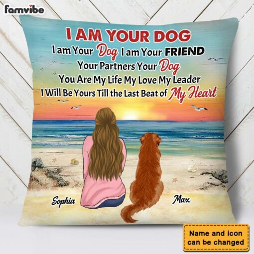 Personalized I Am Your Dog I Am Your Friend Your Partner Your Dog Pillow