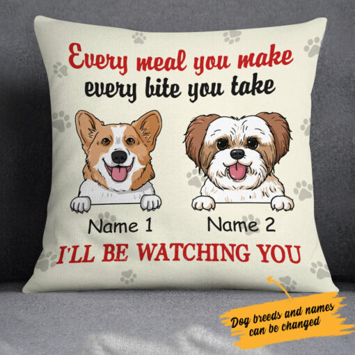 Personalized I Will Be Watching You Dog Pillow