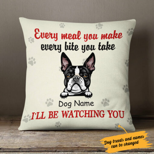 Personalized I Will Be Watching You Dog Pillow