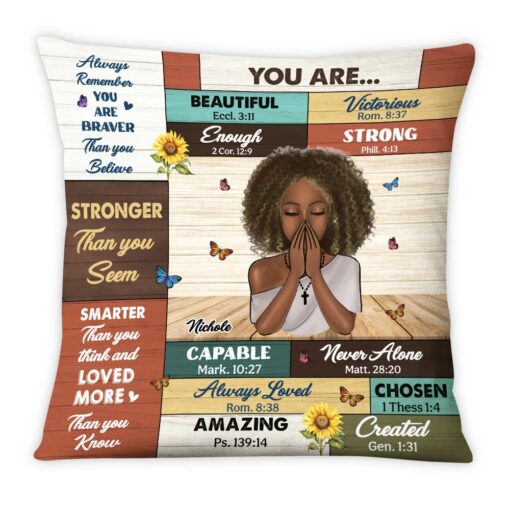 Personalized Inspirational Gift For Daughter You Are Pillow