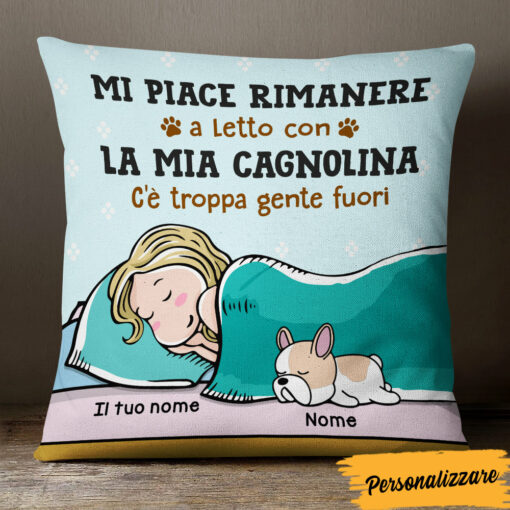 Personalized Italian Dog Cani Pillow