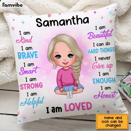 Personalized Kids Affirmations Pillow