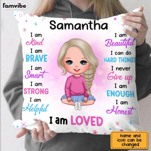 Personalized Kids Affirmations Pillow