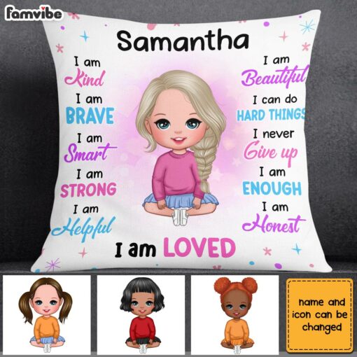 Personalized Kids Affirmations Pillow