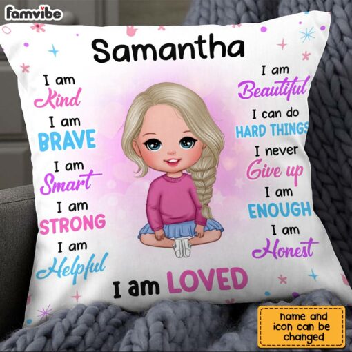 Personalized Kids Affirmations Pillow