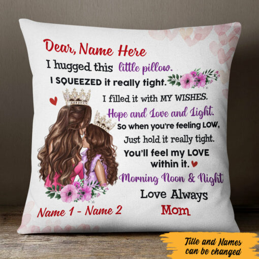 Personalized Letter Granddaughter Pillow