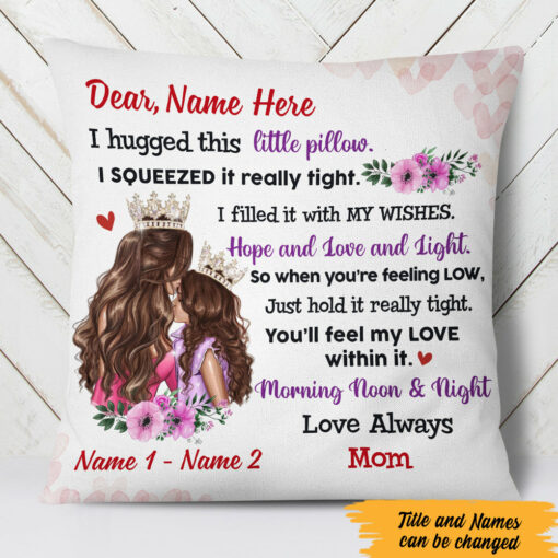 Personalized Letter Granddaughter Pillow