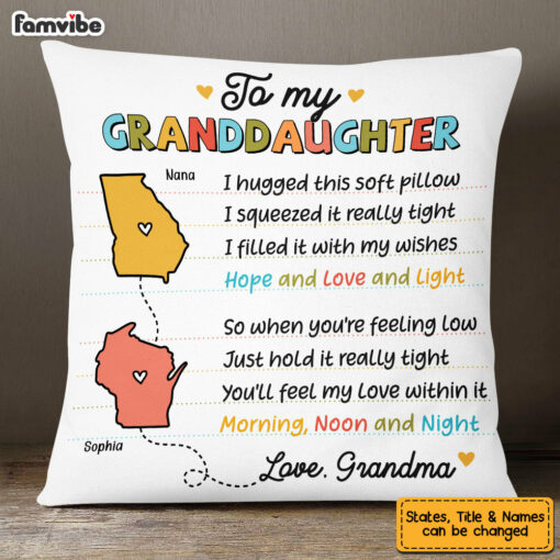 Personalized Long Distance Drawing Pillow