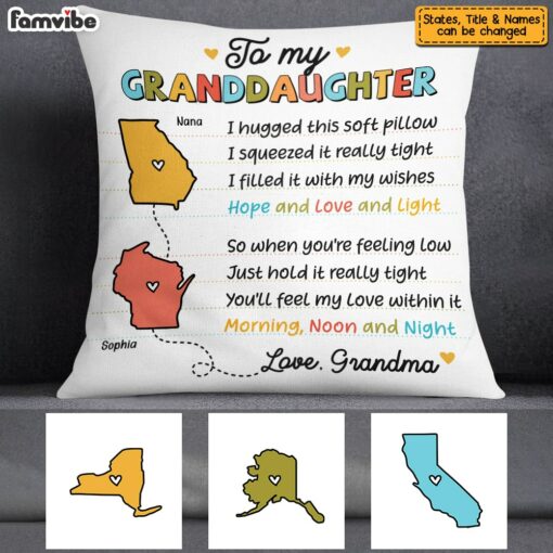 Personalized Long Distance Drawing Pillow