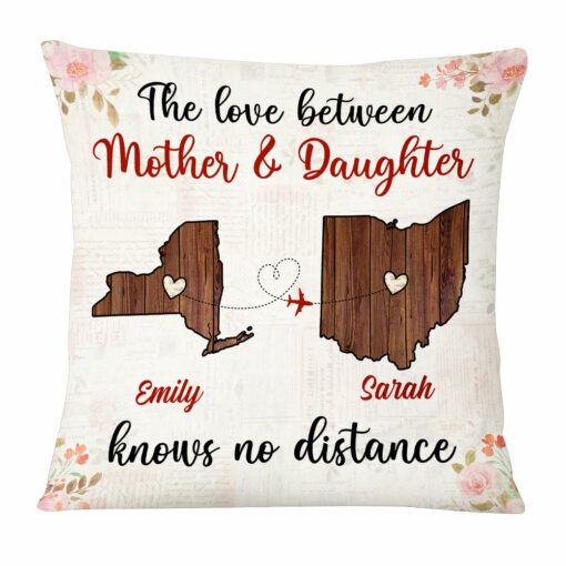 Personalized Long Distance Mom Pillow