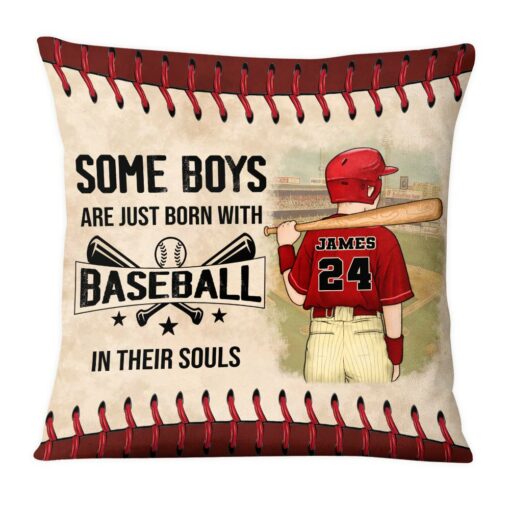 Personalized Love Baseball Pillow