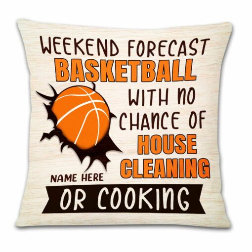 Personalized Love Basketball Pillow