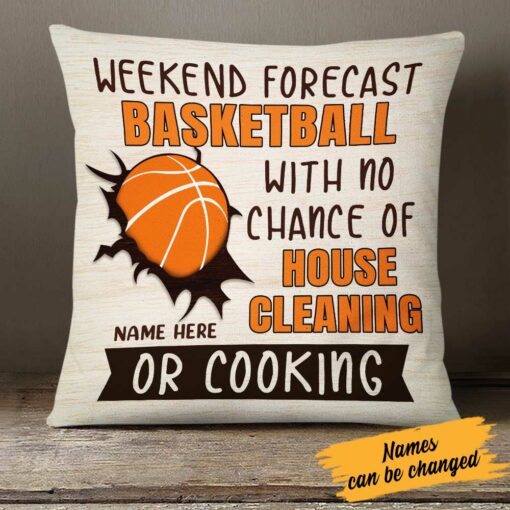 Personalized Love Basketball Pillow