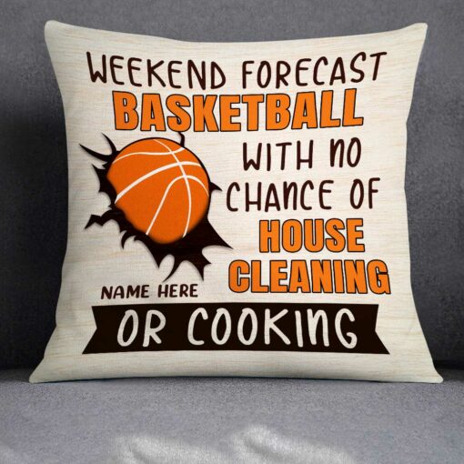 Personalized Love Basketball Pillow