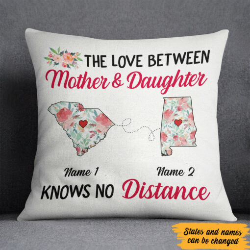 Personalized Love Between Long Distance Pillow