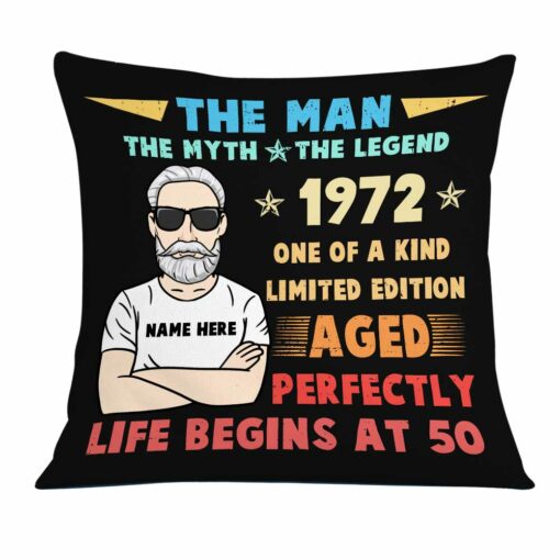 Personalized Love Dad Grandpa Pillow