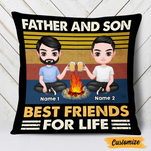 Personalized Love Dad Son Pillow