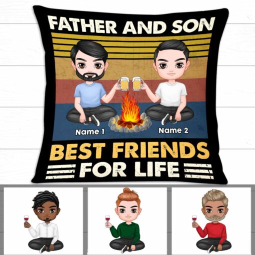 Personalized Love Dad Son Pillow