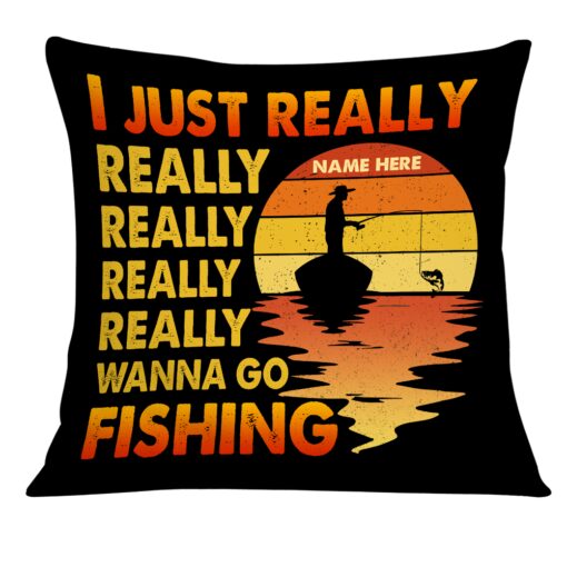 Personalized Love Fishing Pillow