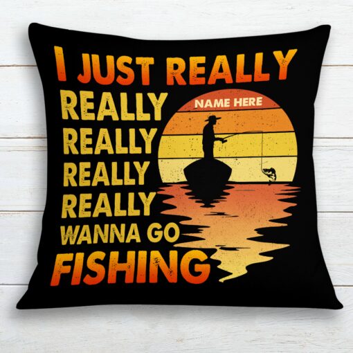 Personalized Love Fishing Pillow