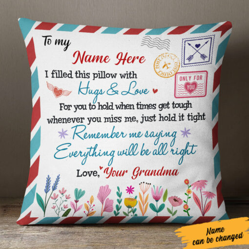 Personalized Love Grandma Pillow