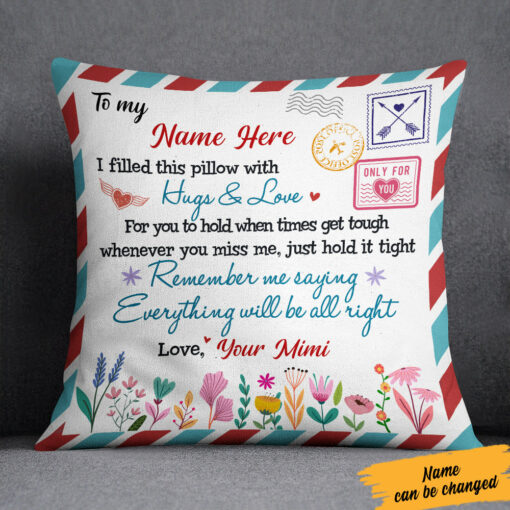 Personalized Love Grandma Pillow