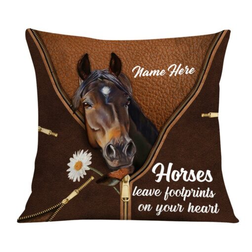 Personalized Love Horse Pillow