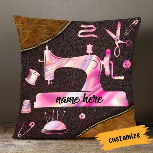 Personalized Love Sewing Pillow