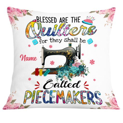 Personalized Love Sewing Quilting Pillow