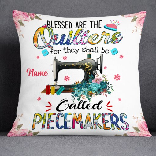 Personalized Love Sewing Quilting Pillow