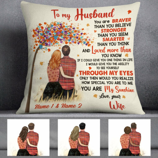 Personalized Love Tree Couple Pillow