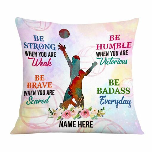 Personalized Love Volleyball Pillow