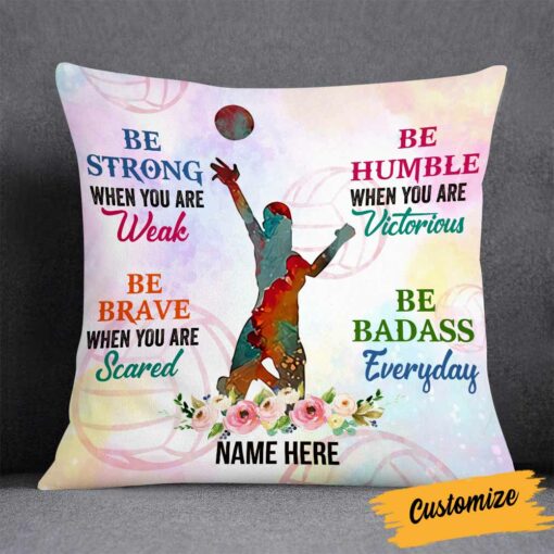 Personalized Love Volleyball Pillow