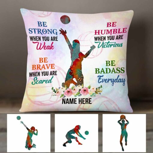 Personalized Love Volleyball Pillow