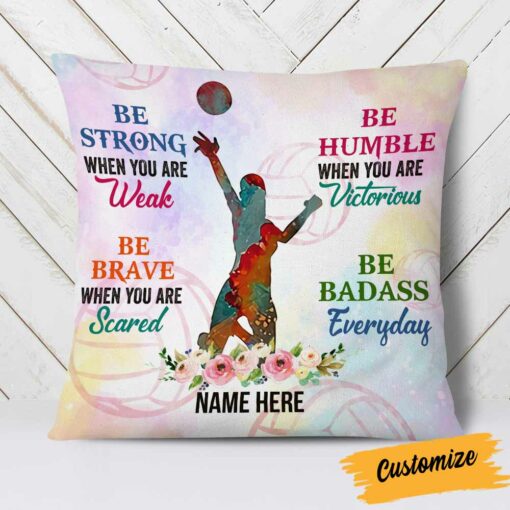 Personalized Love Volleyball Pillow