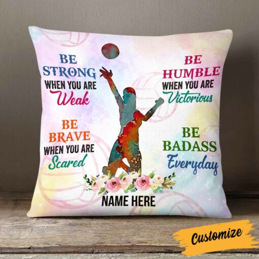 Personalized Love Volleyball Pillow