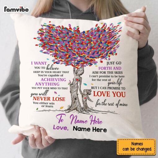 Personalized Love You For The Rest Of Mine Pillow