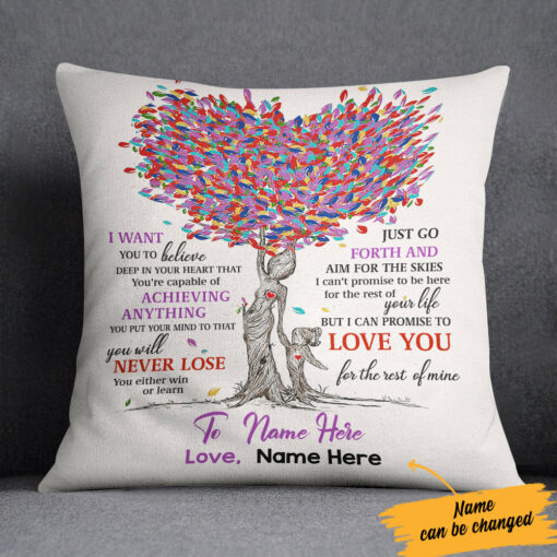 Personalized Love You For The Rest Of Mine Pillow